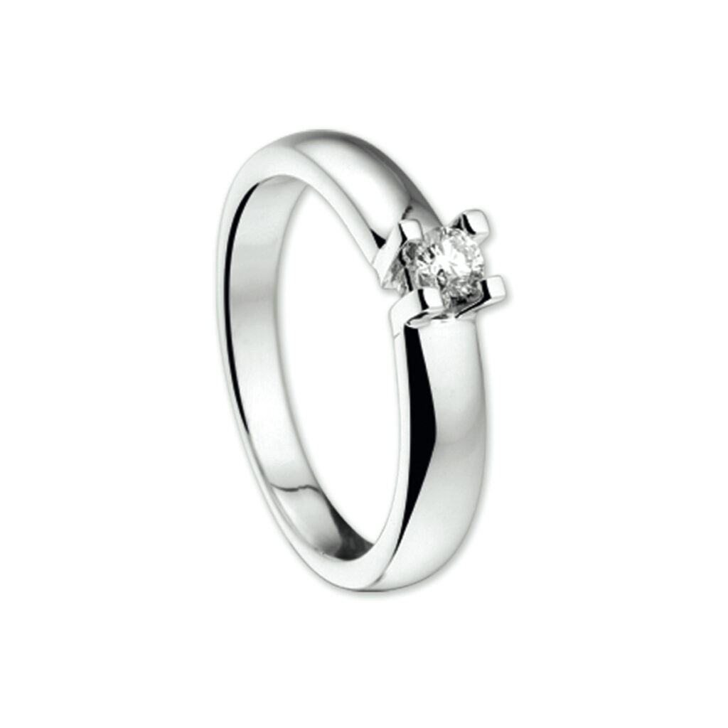 ring diamant 0.15ct h si