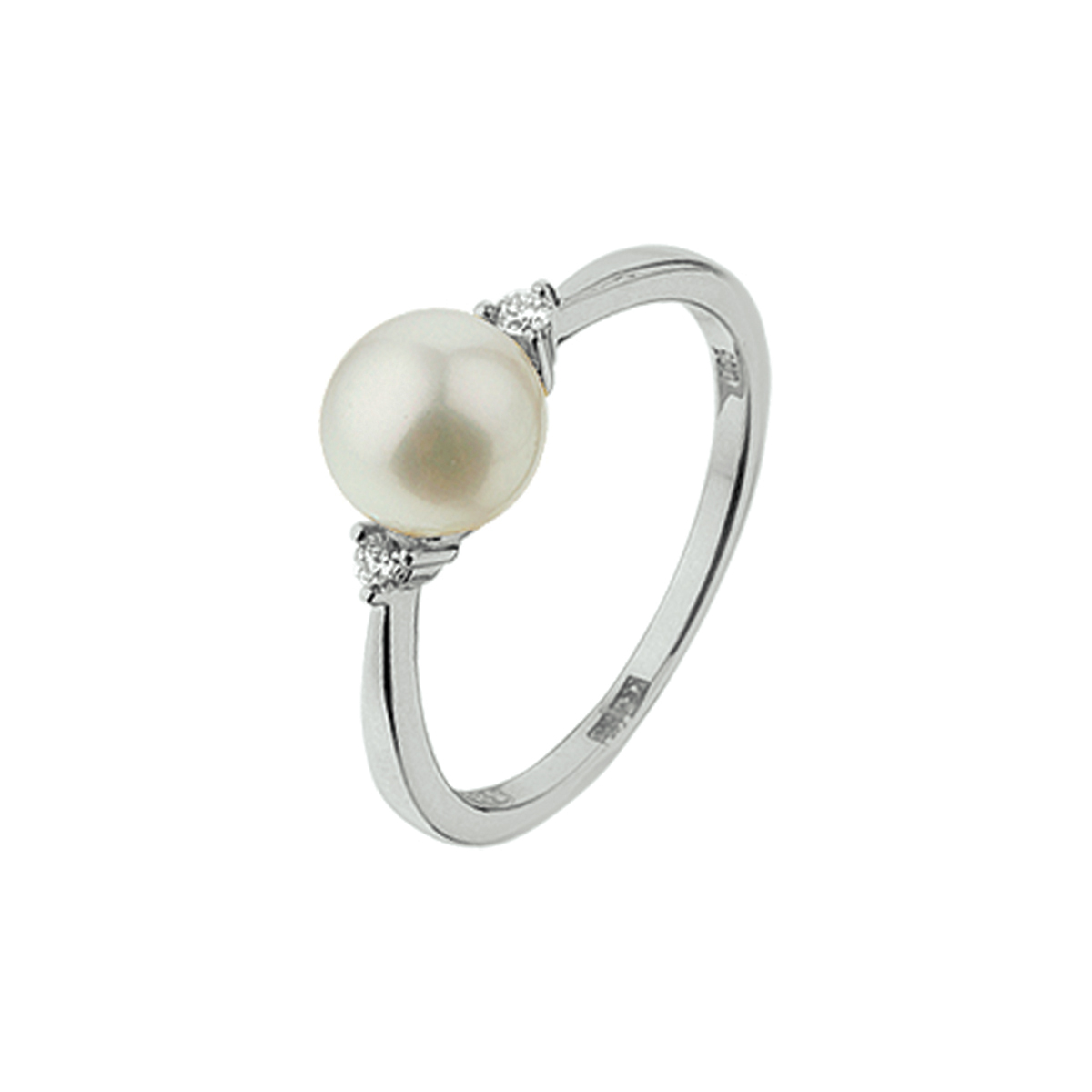 ring parel en diamant 0.05ct h si