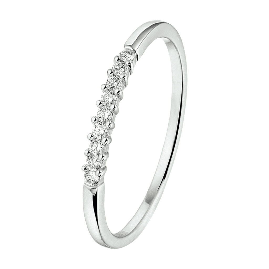 ring diamant 0.15ct h si