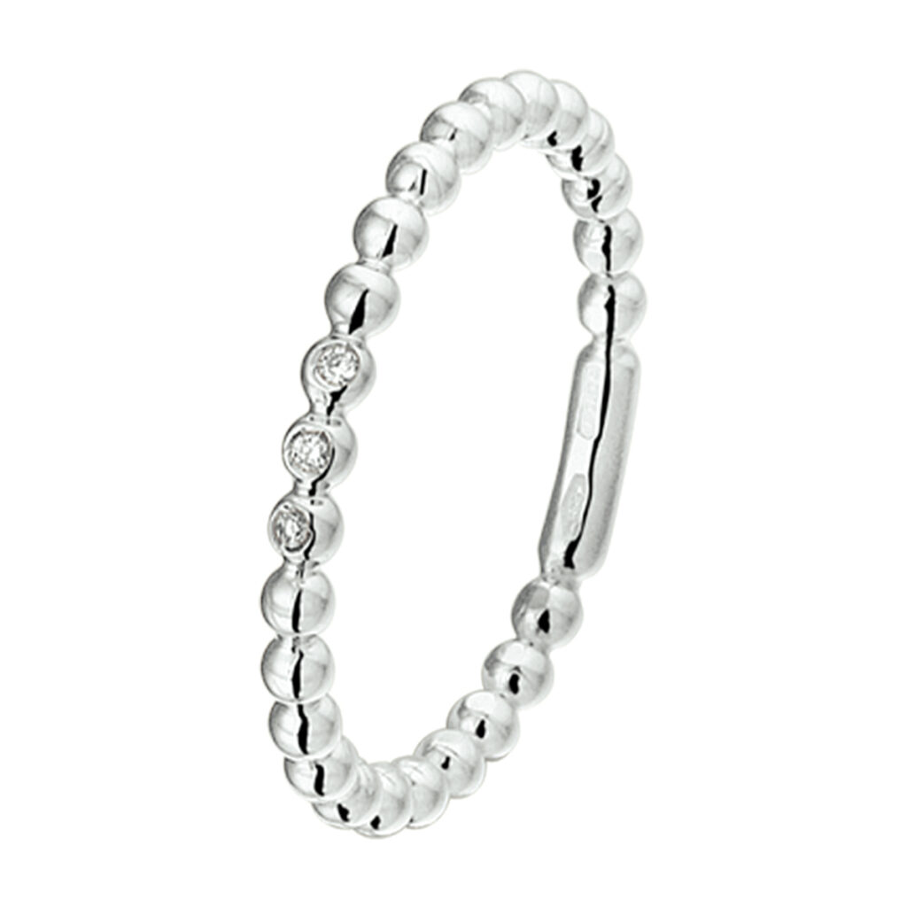 aanschuifring diamant 0.015 ct.