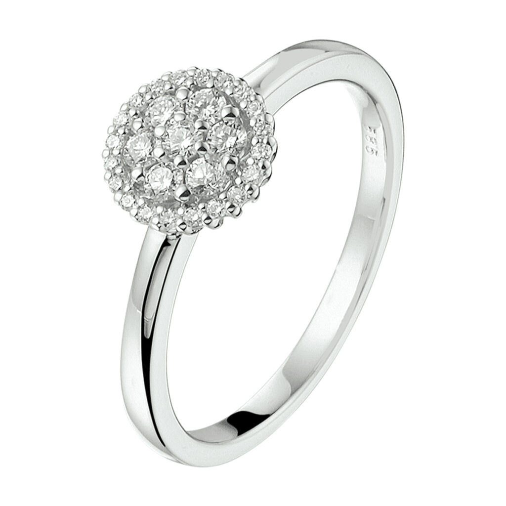 ring diamant 0.25ct h si