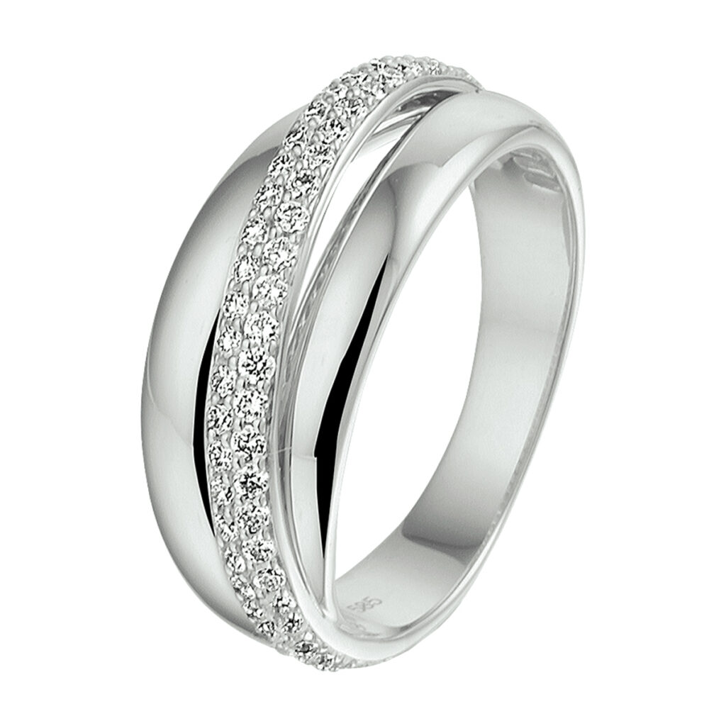 ring diamant 0.47ct h si