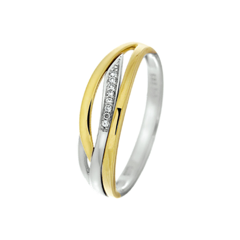 ring diamant 0.03ct h si