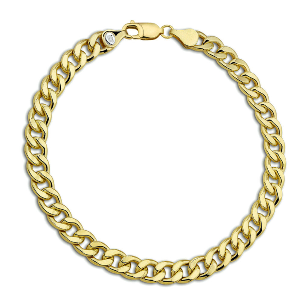 gourmette 4-zijdes geslepen 6,5 mm