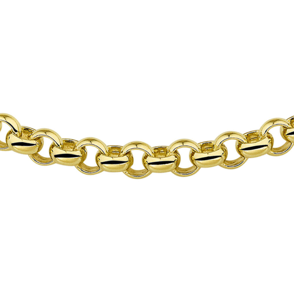 collier jasseron 8 mm met groot springslot