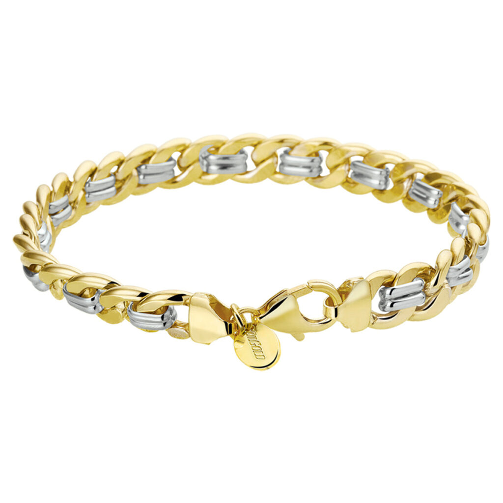 armband geslepen gourmette 8 mm