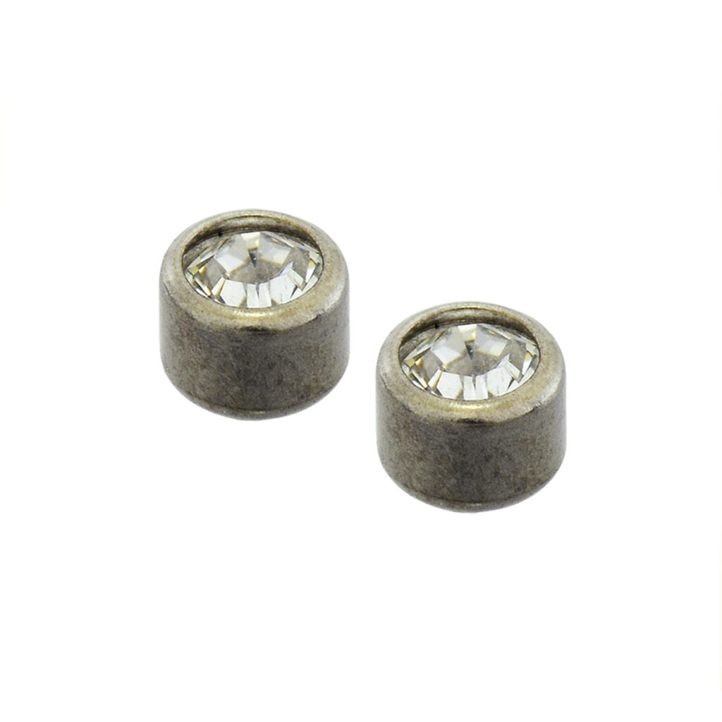 caflon schietknopjes titanium wit kristal