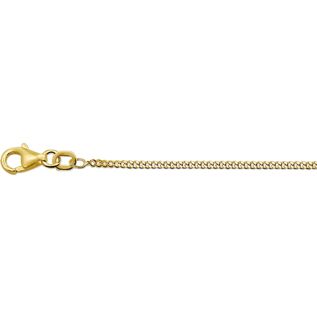 9k collier gourmette 4-zijdes geslepen 1,6 mm