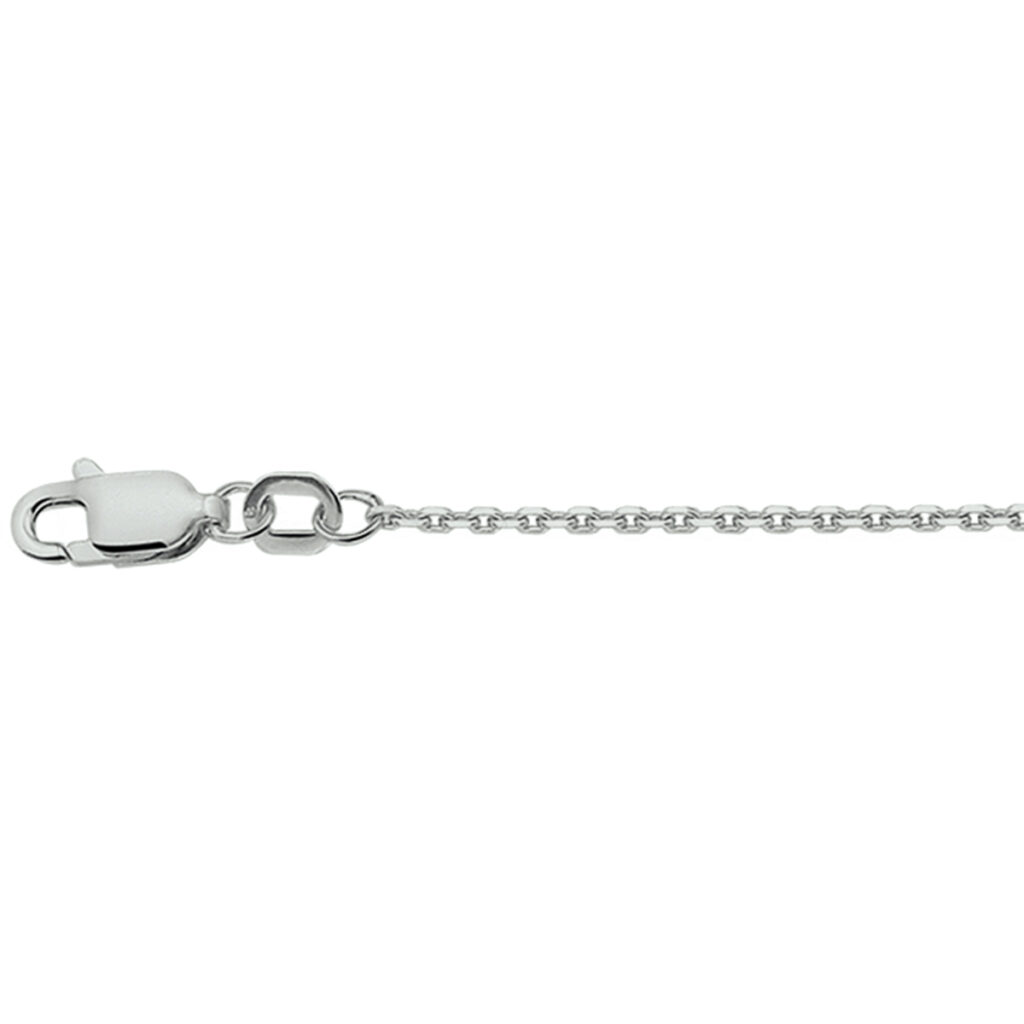 collier anker gediamanteerd 1,3 mm