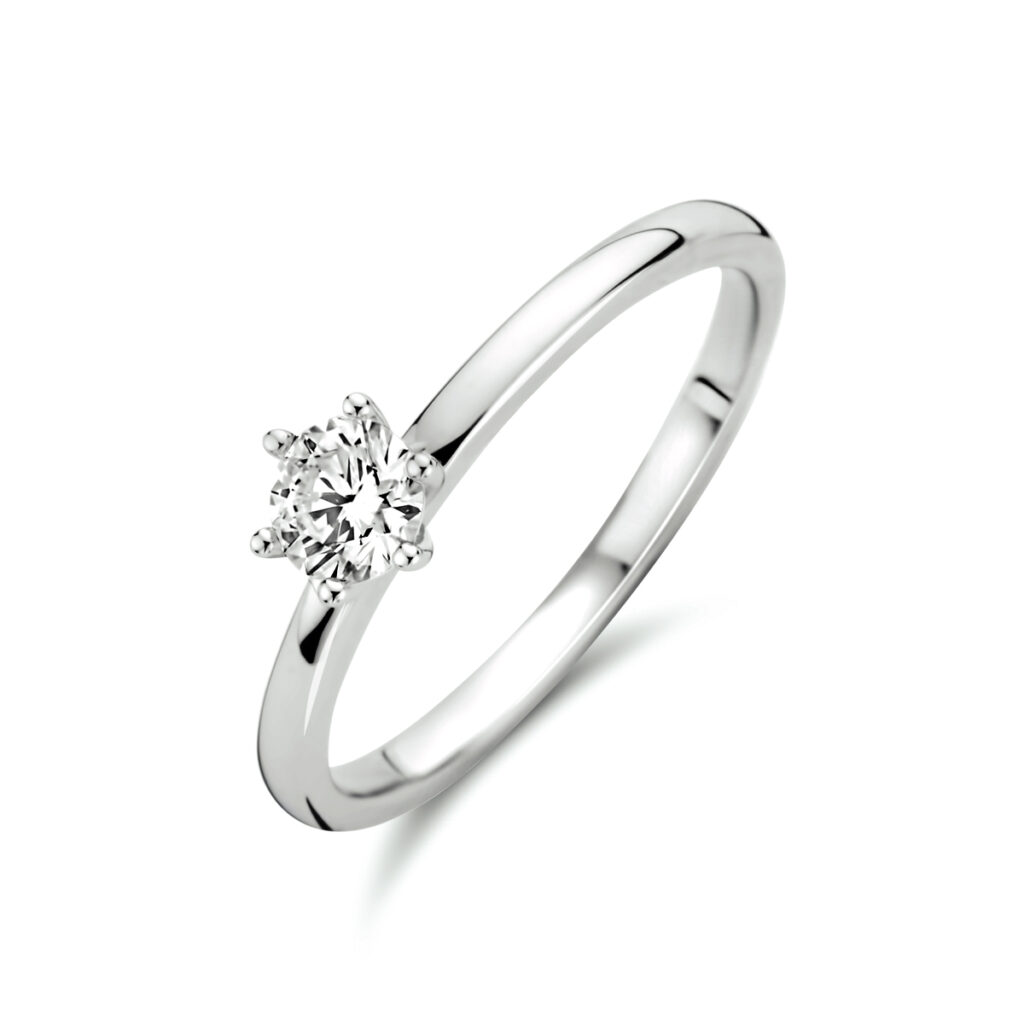 ring diamant 0.25ct h si