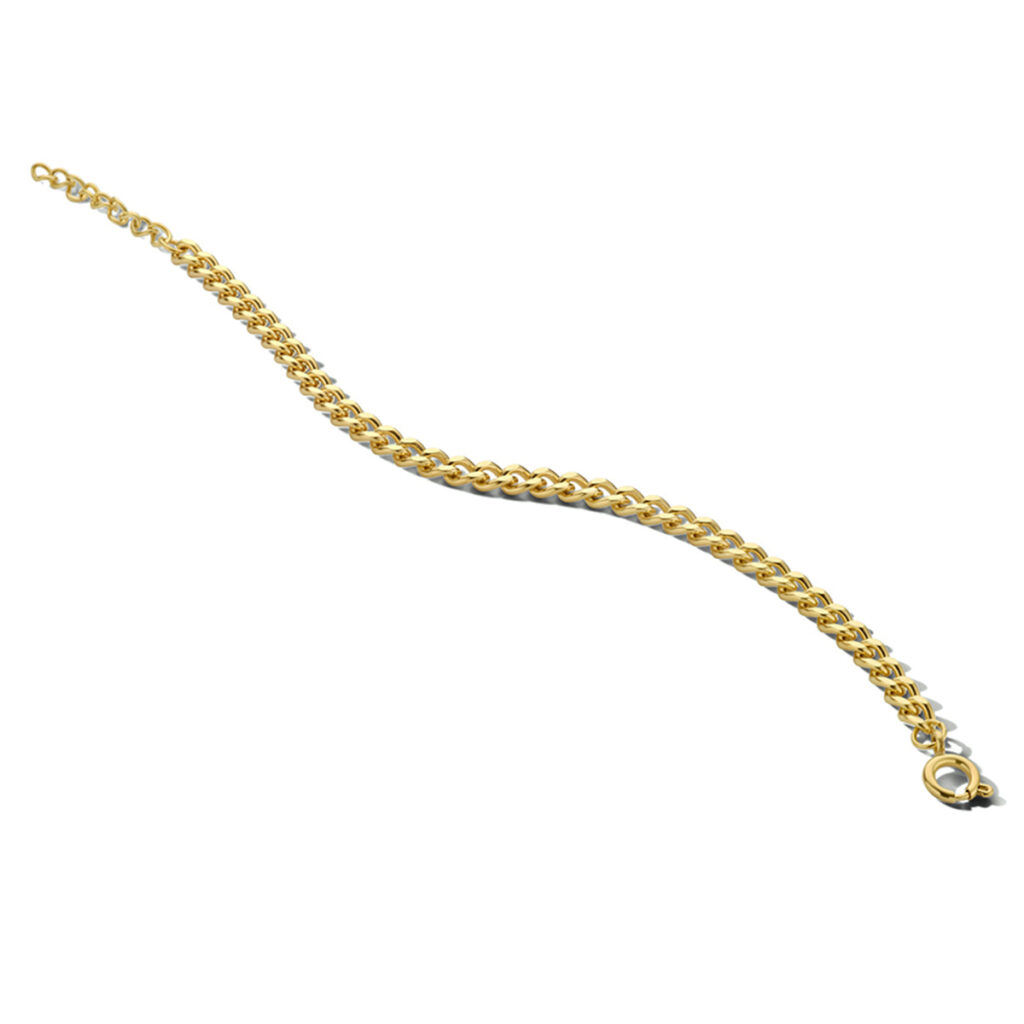 geslepen gourmette 5,0 mm ion plating