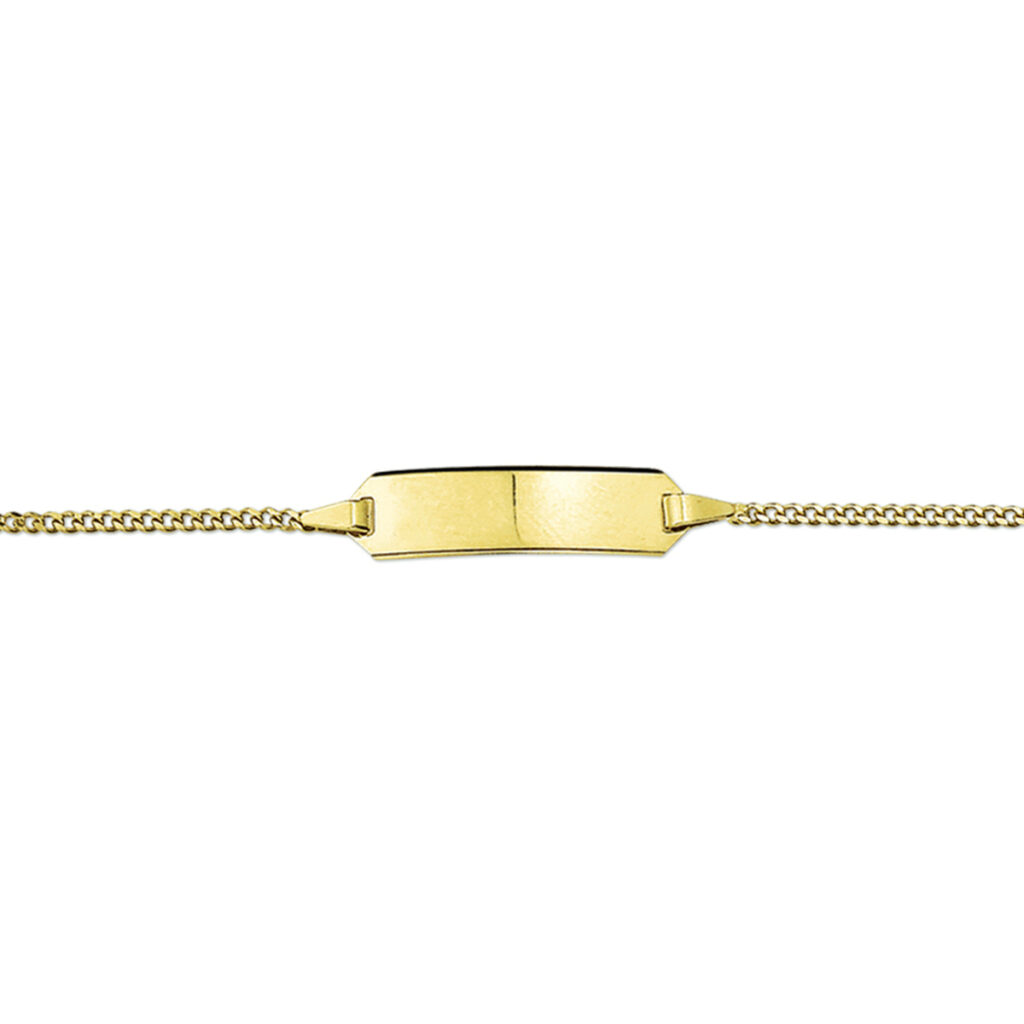 graveerarmband gourmette 4-zijdes geslepen plaat 5,0 mm