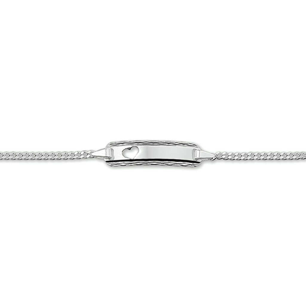 graveerarmband hart plaat 5,0 mm