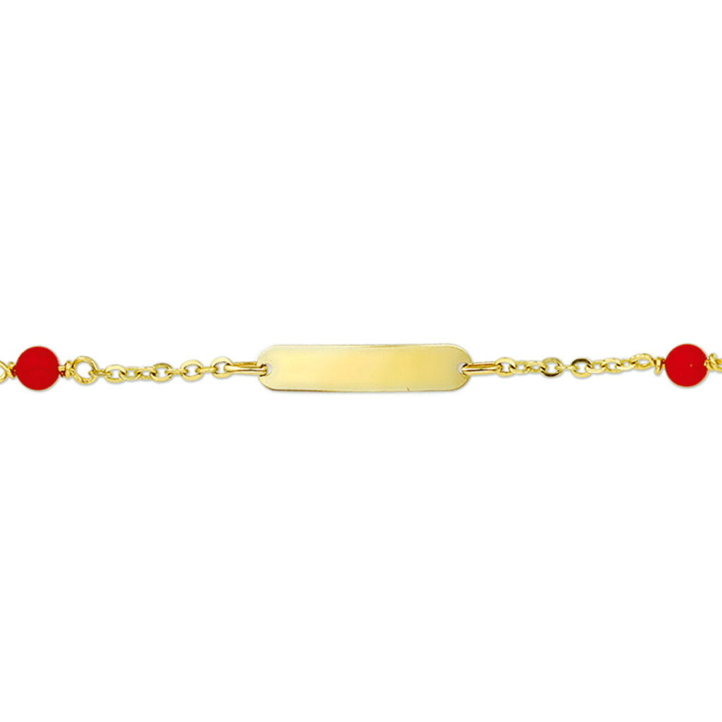 graveerarmband koraal plaat 3,8 mm
