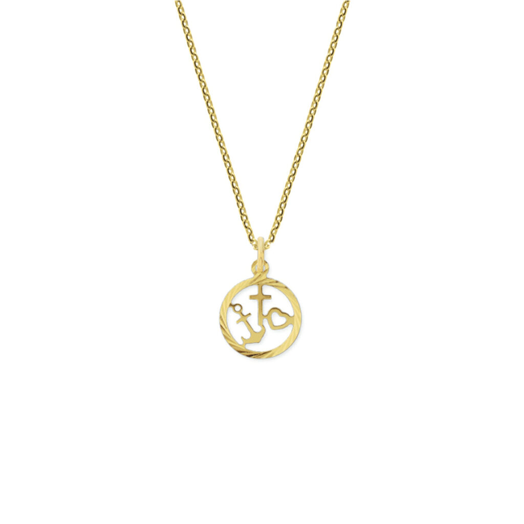 collier geloof, hoop en liefde 41 + 4 cm