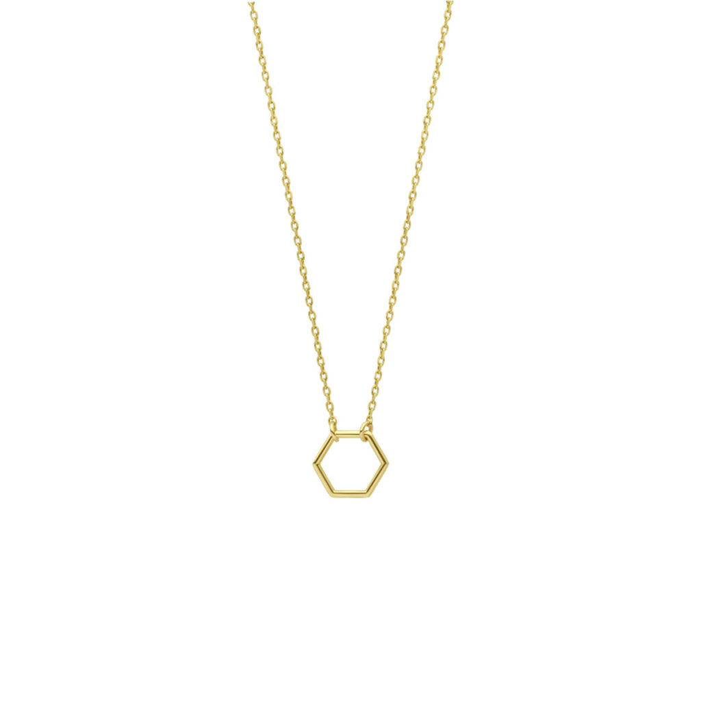 collier zeshoek 40 - 42 - 44 cm