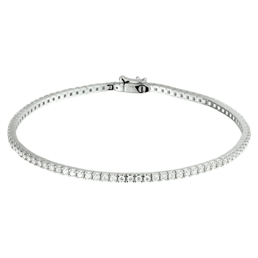 tennisarmband diamant 1,9 mm 18 cm 1.50ct g si