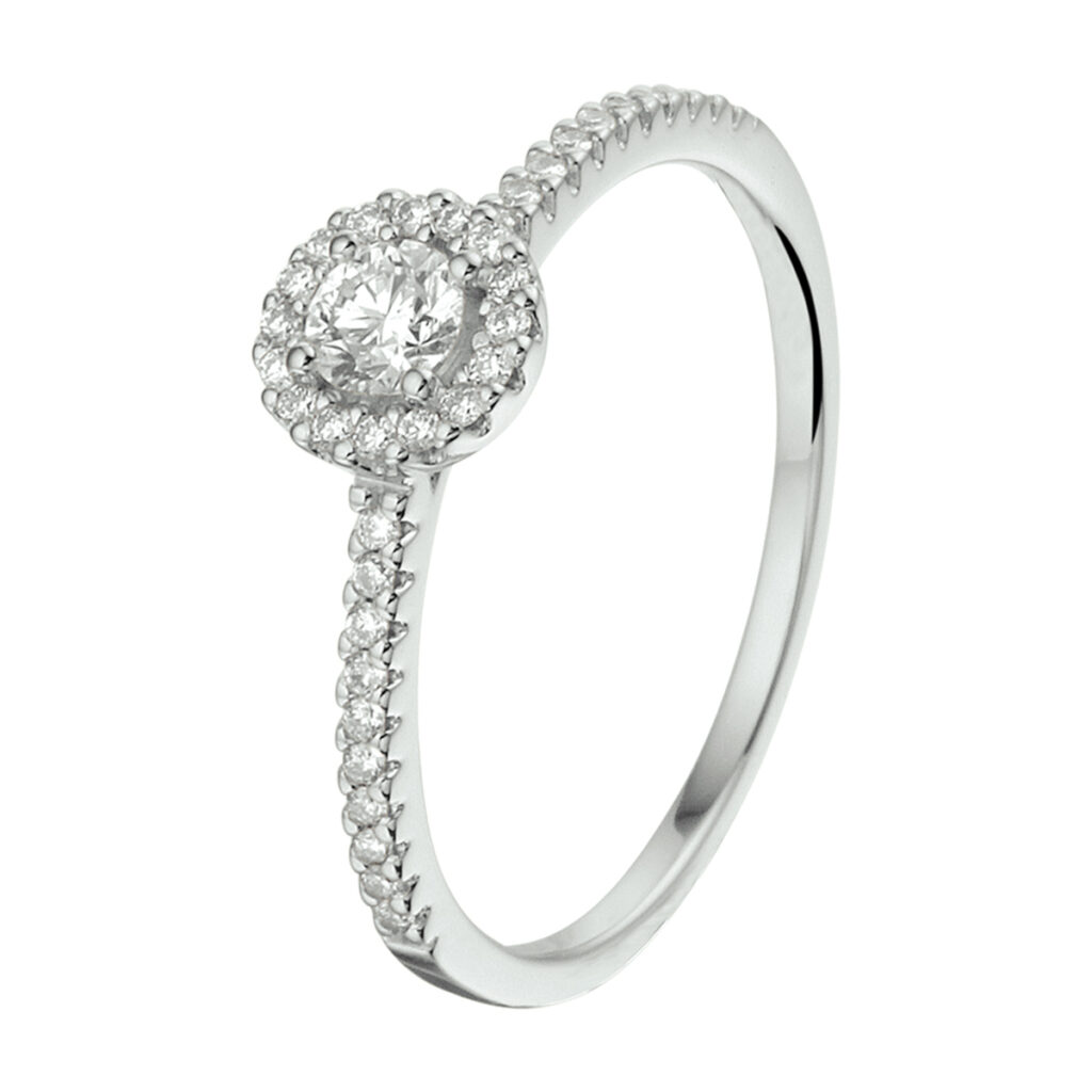 ring diamant 0.30ct h si