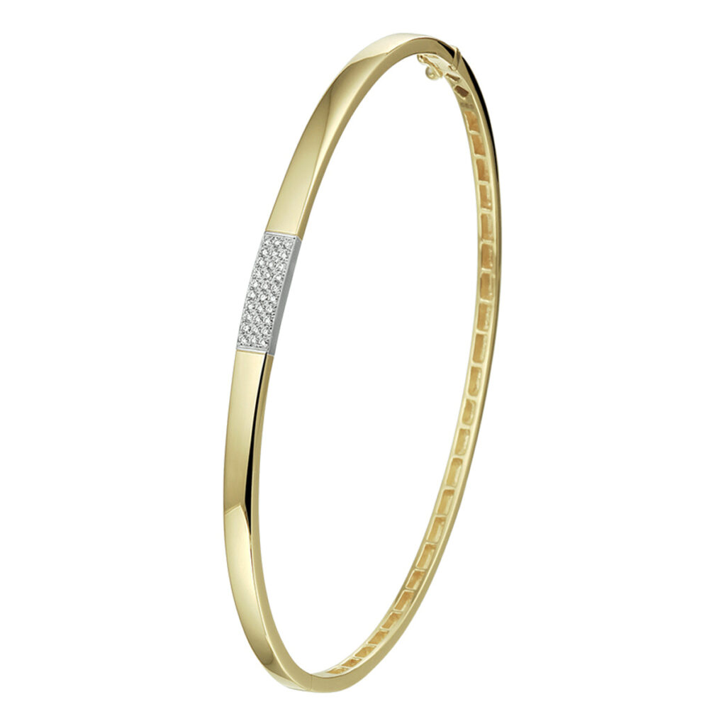bangle diamant 0.10ct h si
