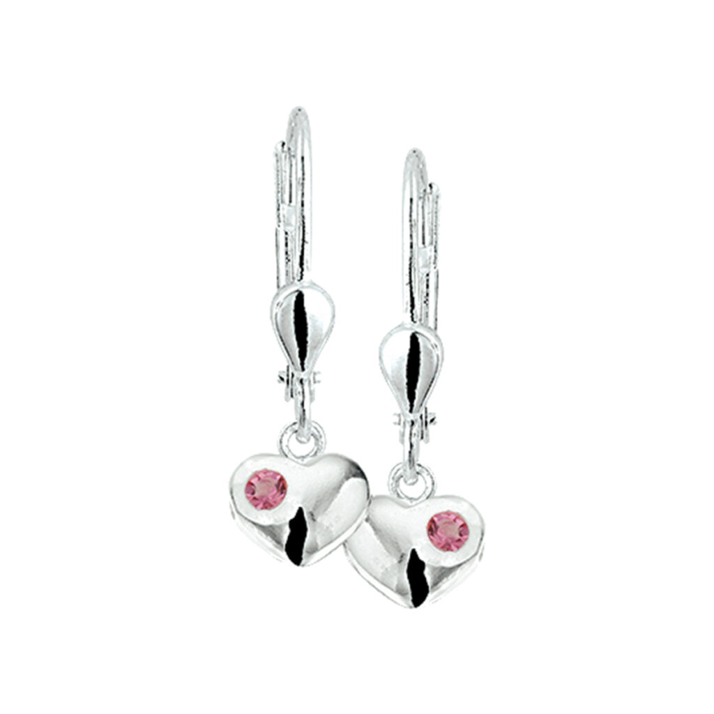 oorhangers hart strass brisur haak