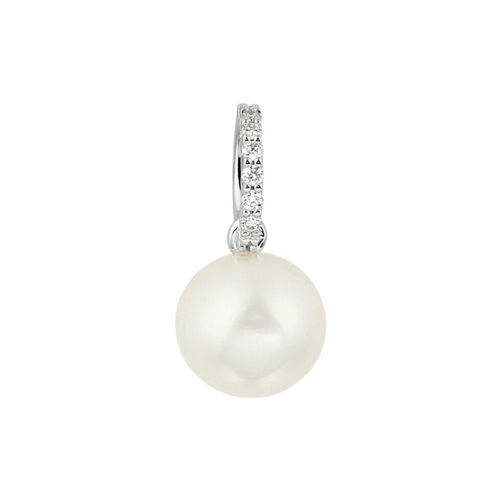 hanger parel en diamant 0.08ct h si