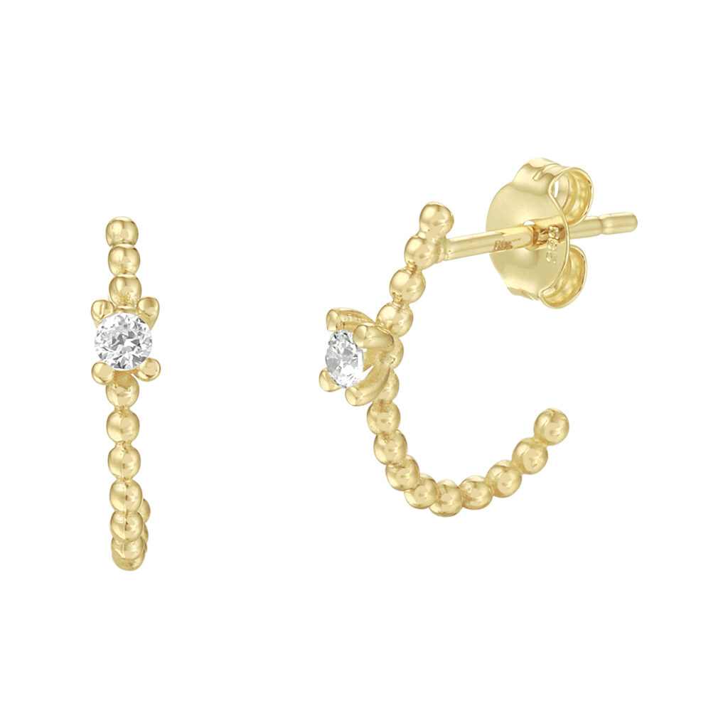 oorstekers bolletjes zirkonia