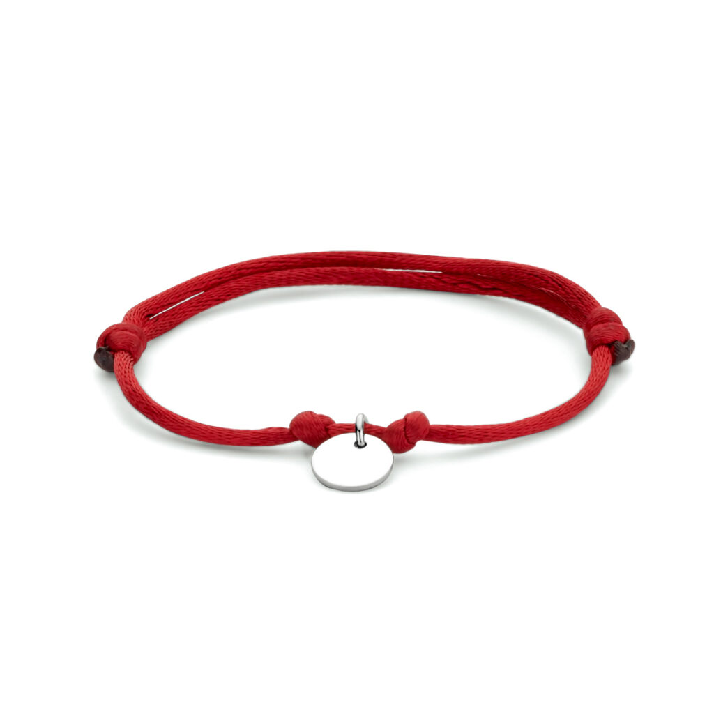 armband satijn rondje