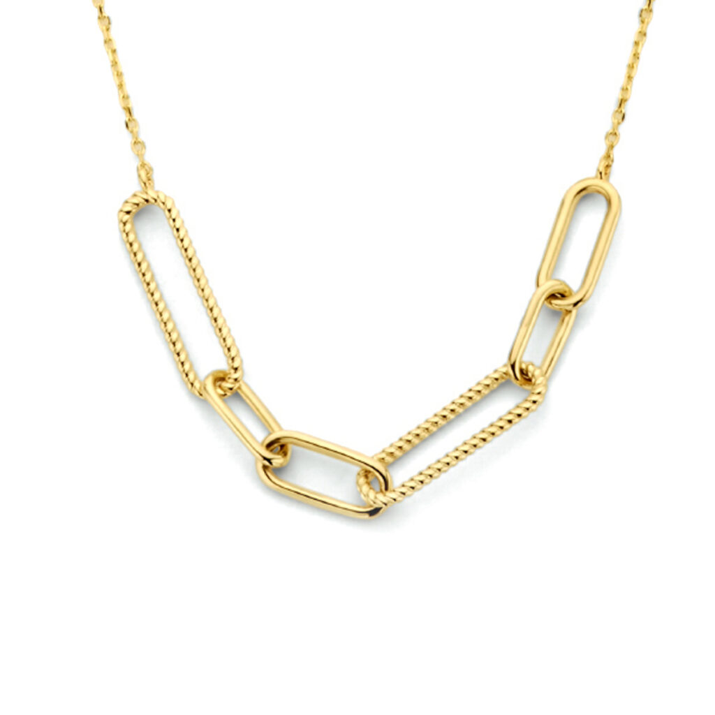 collier anker en paperclip 4,0 mm 40 - 42 - 44 cm
