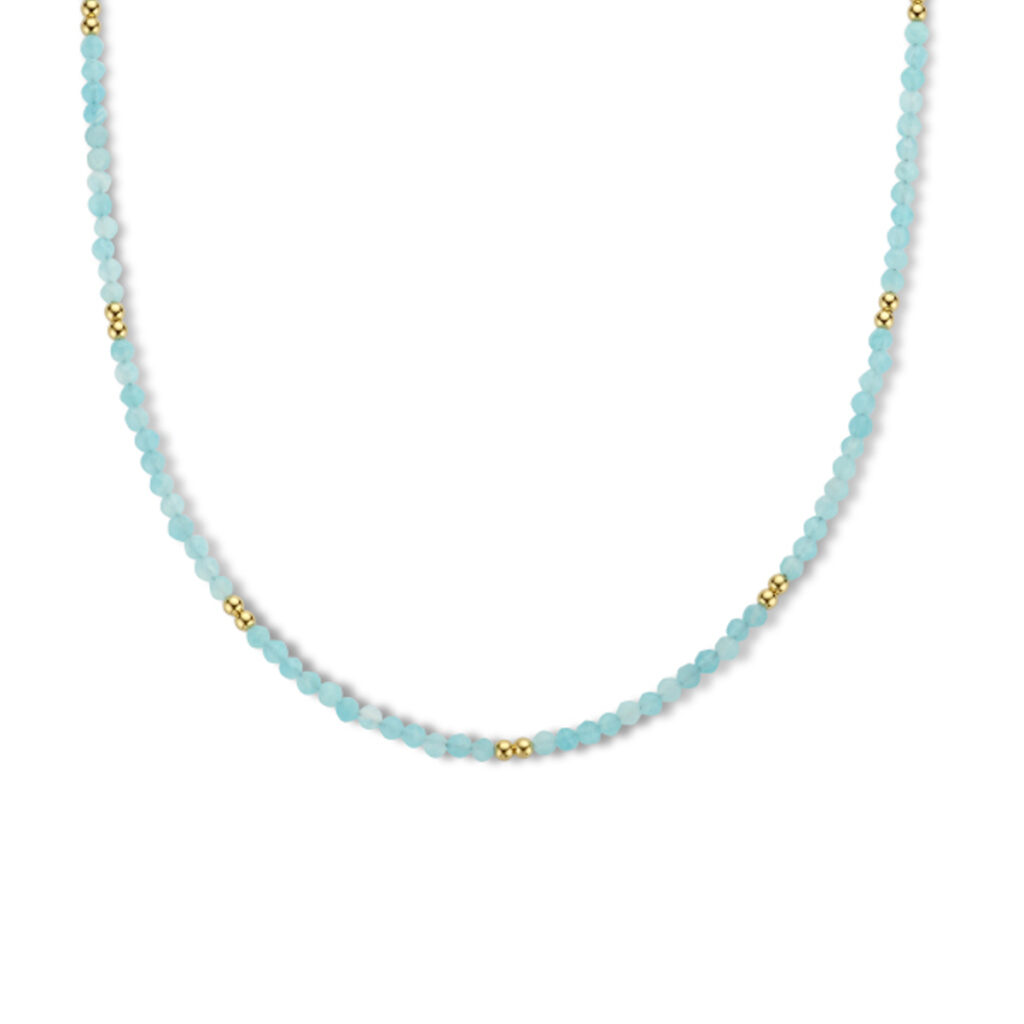 collier amazoniet 40 + 4 cm