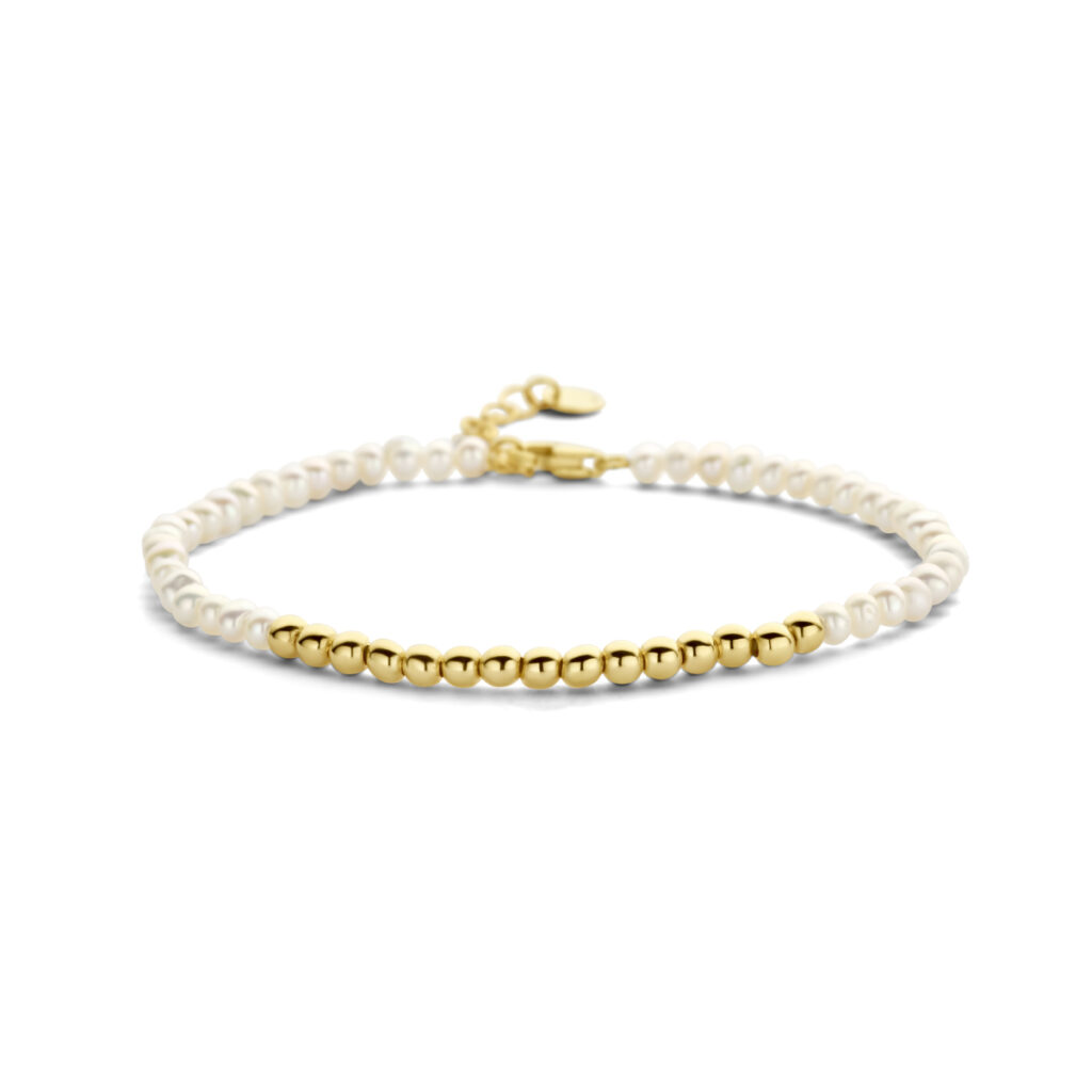 armband parels en bolletjes 3,3 mm 16 + 2 cm