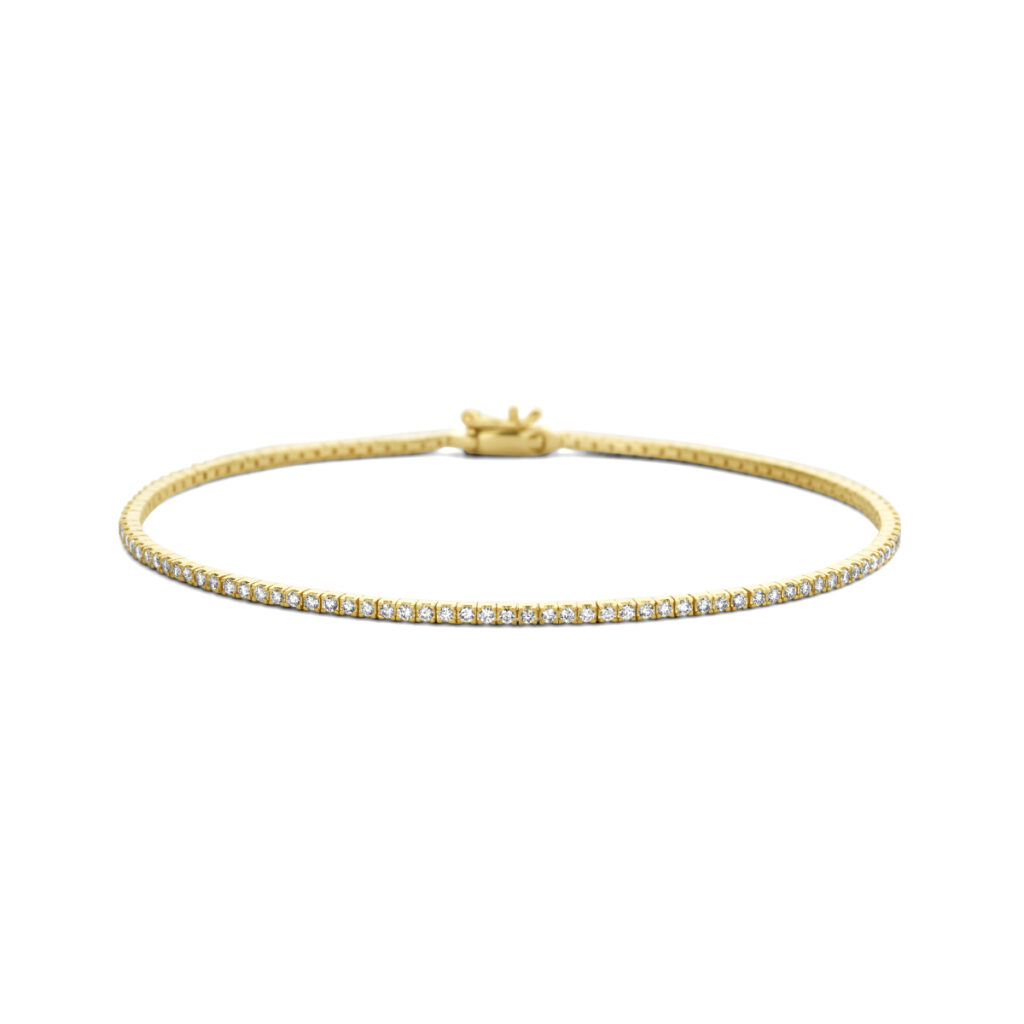 tennisarmband diamant 1,5 mm 18 cm 1,00ct g si