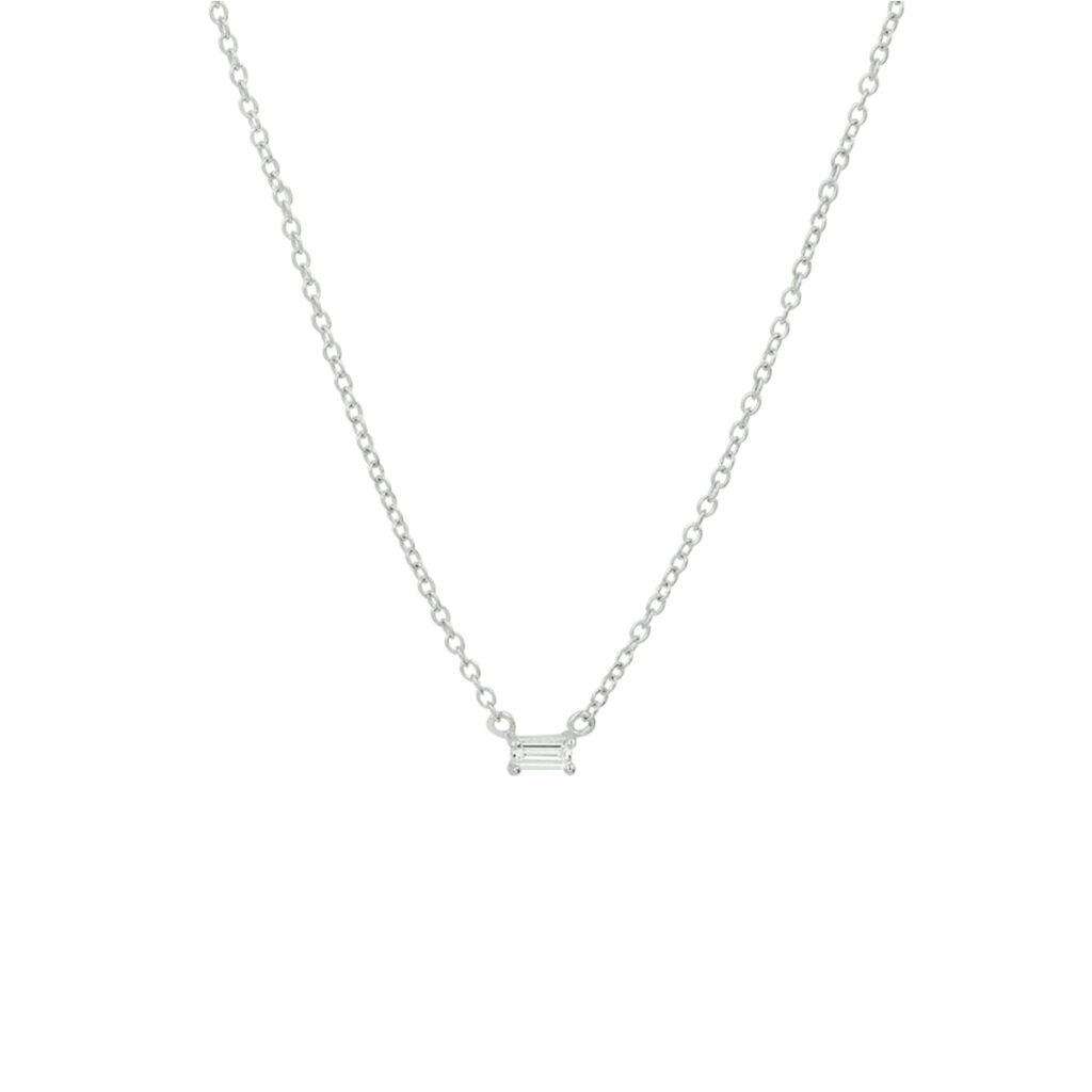 collier zirkonia 40 - 42,5 - 45 cm