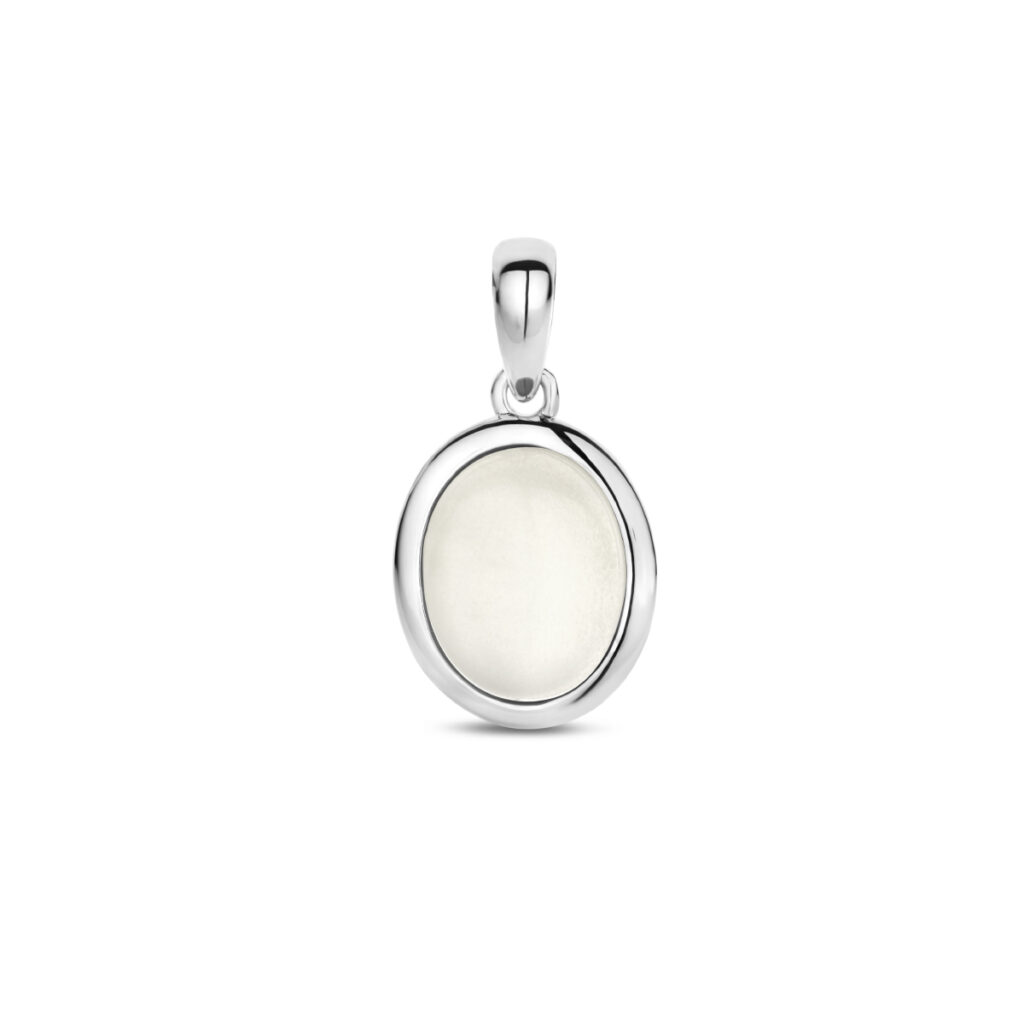 hanger wit maansteen