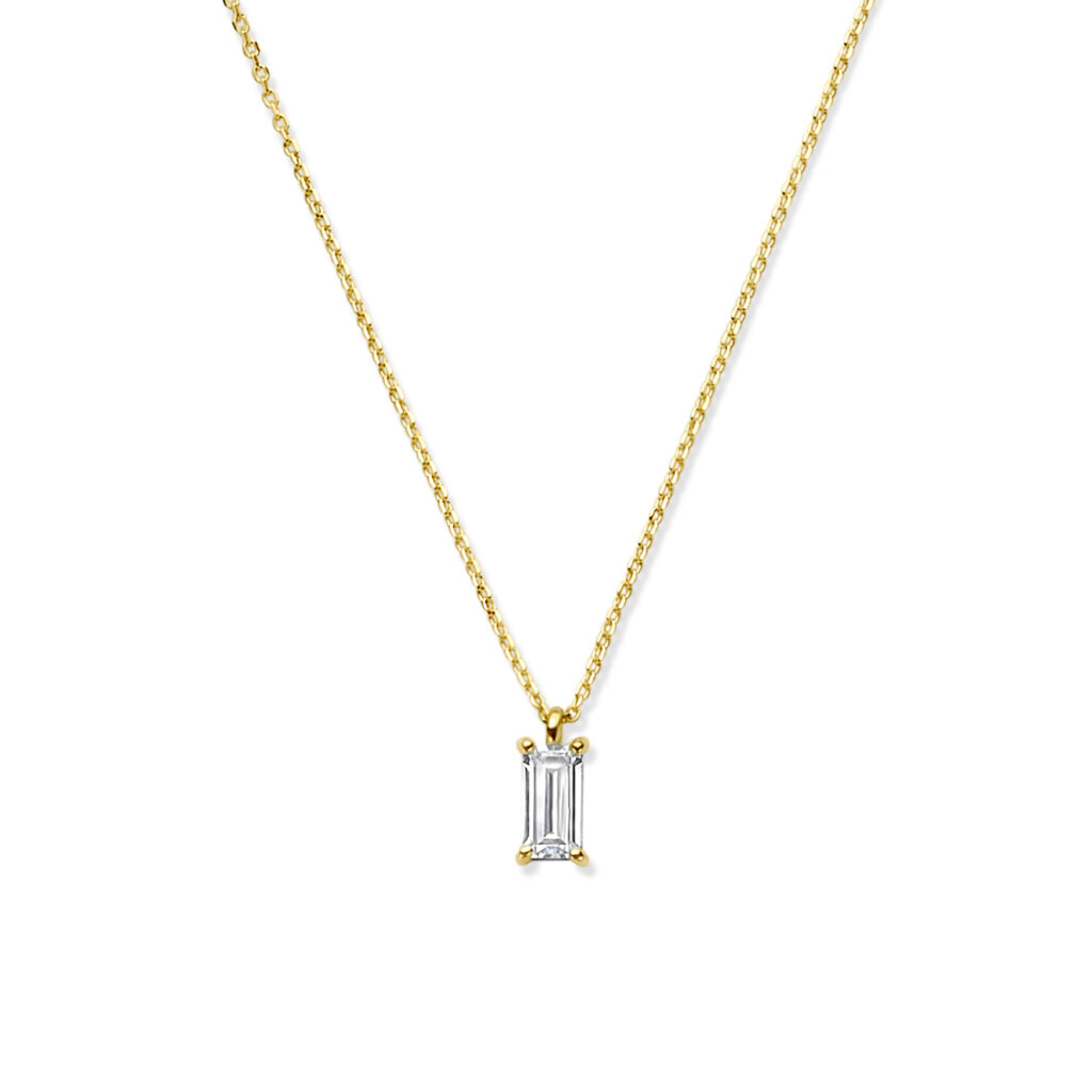collier zirkonia 40 – 42 – 44 cm