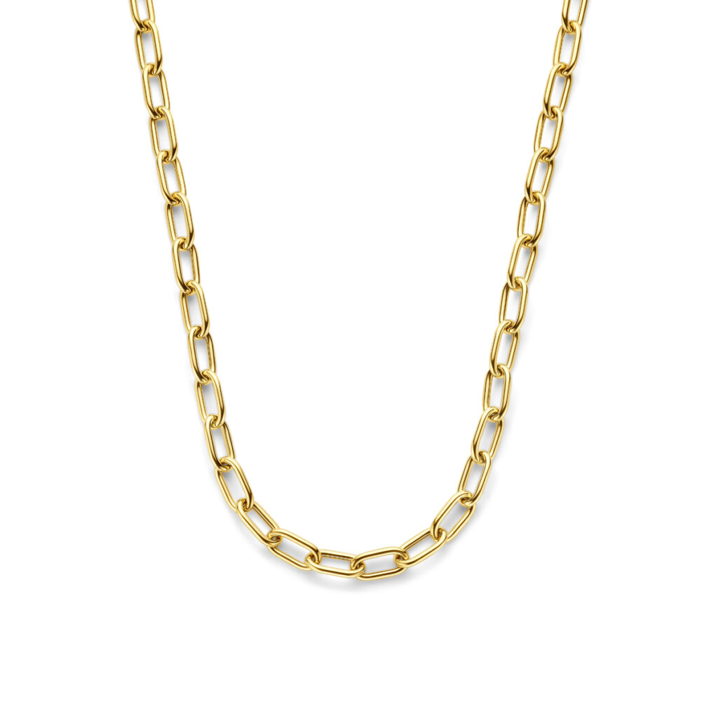 collier paperclip ronde buis 8,6 mm 46,5 cm