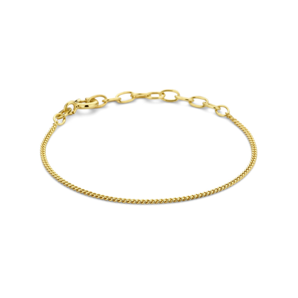 armband gourmette 4-zijdes geslepen 1,2 mm