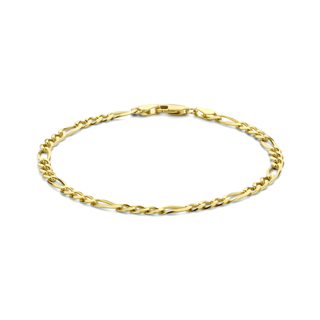 armband figaro 3,7 mm 20 cm 3 micron