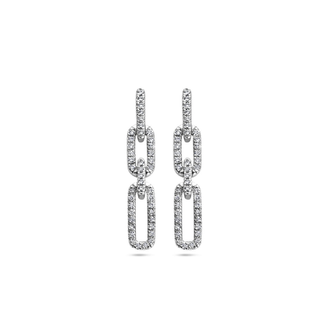 oorhangers diamant 0.18ct (2x 0.09ct) h si
