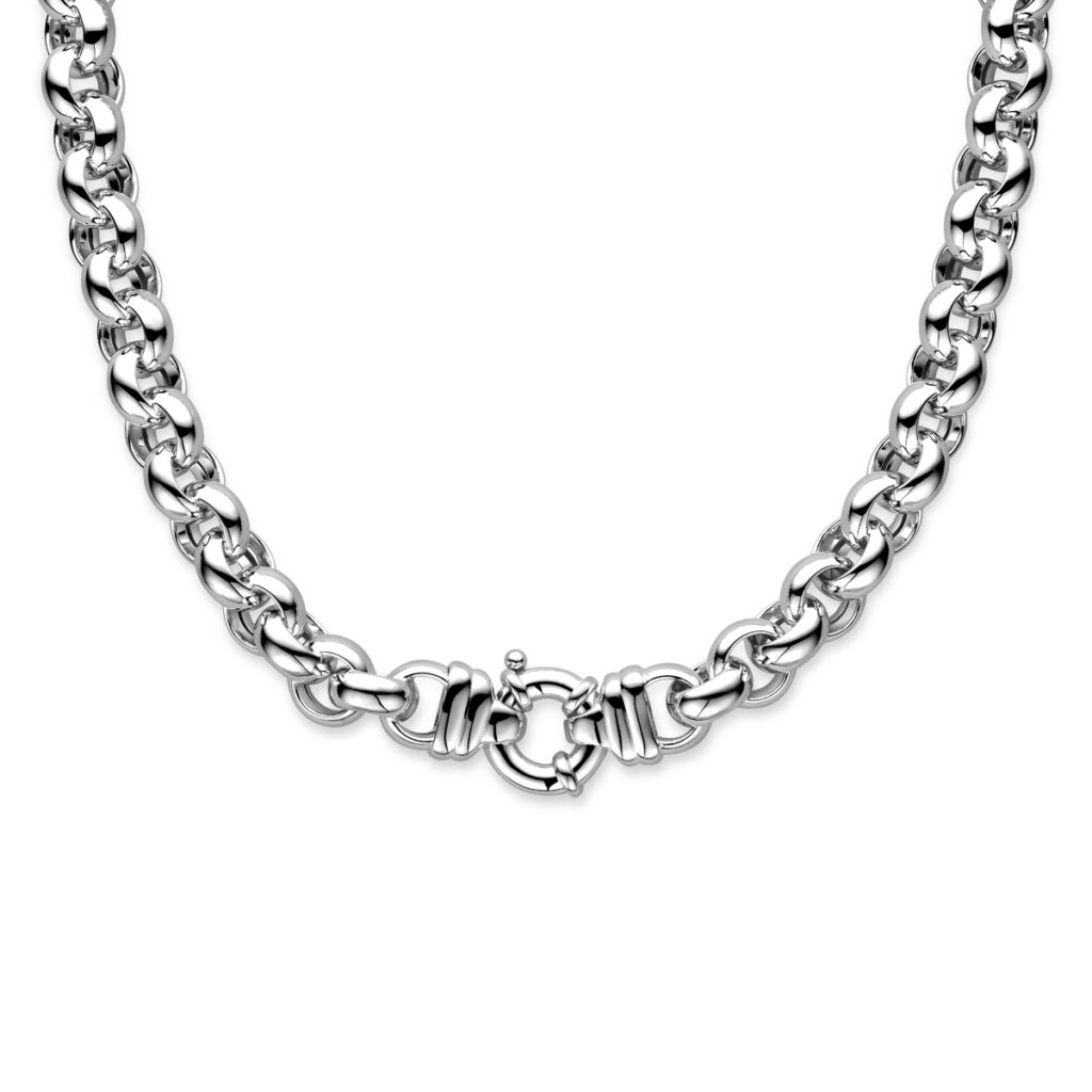 collier jasseron 14 mm met groot springslot