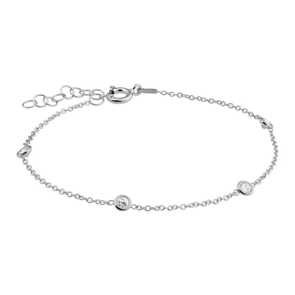 armband zirkonia 17 + 2,5 cm