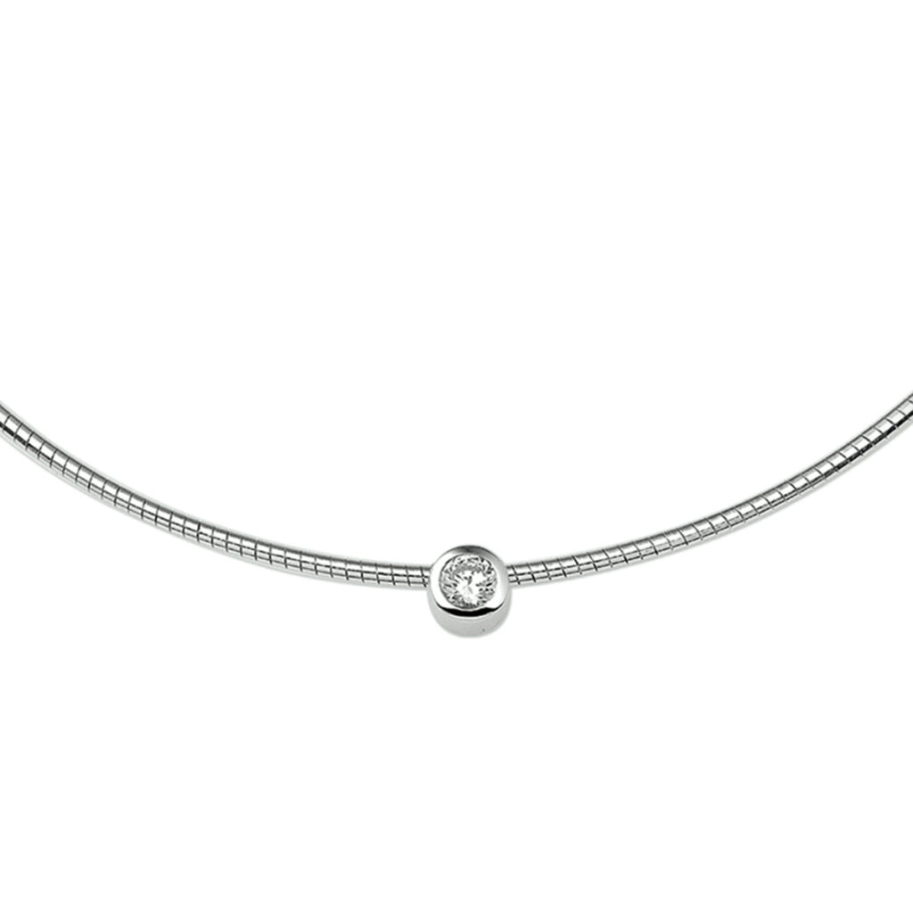 collier zirkonia 42 cm