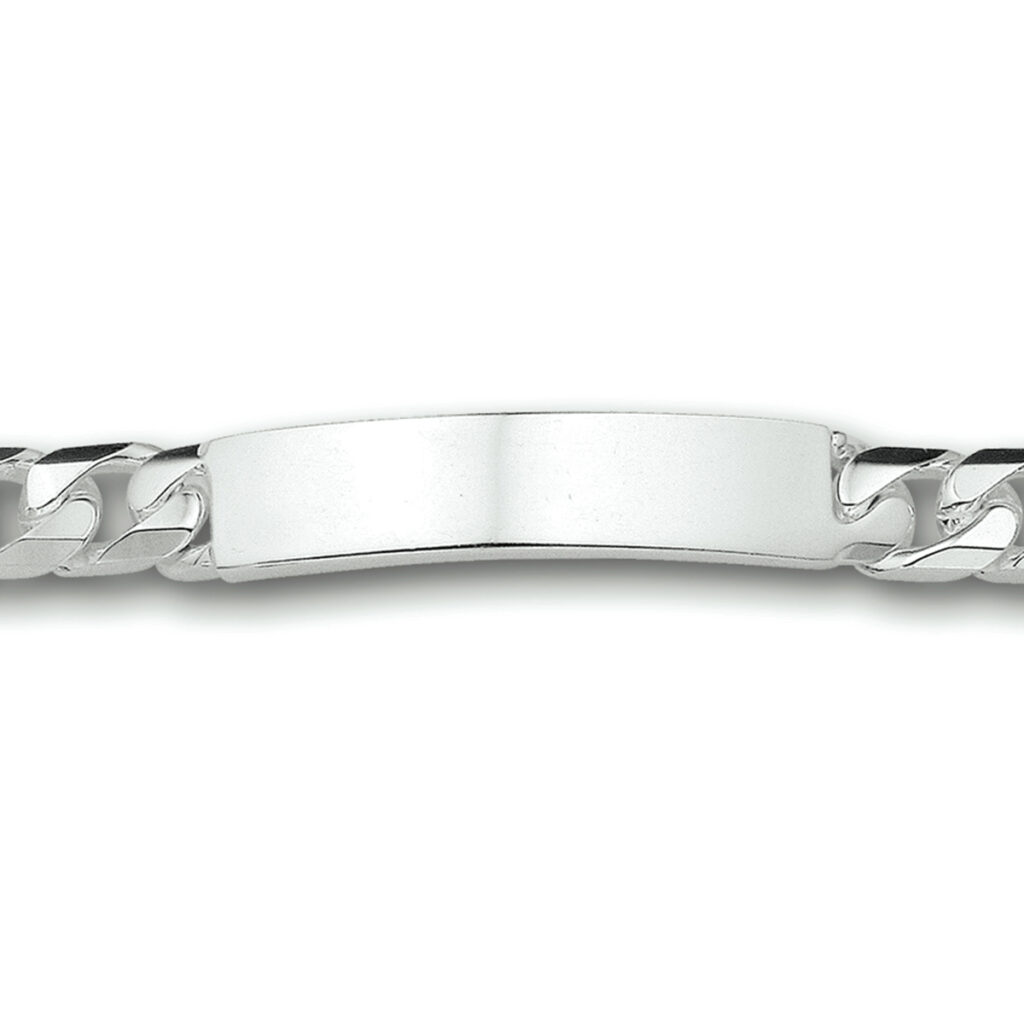 graveerarmband gourmette plaat 9 mm