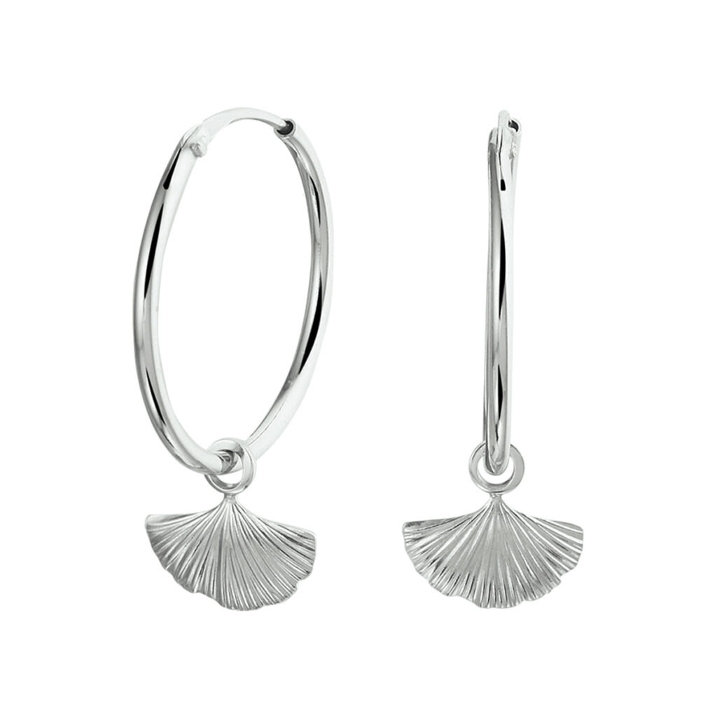 oorringen ginkgo blad