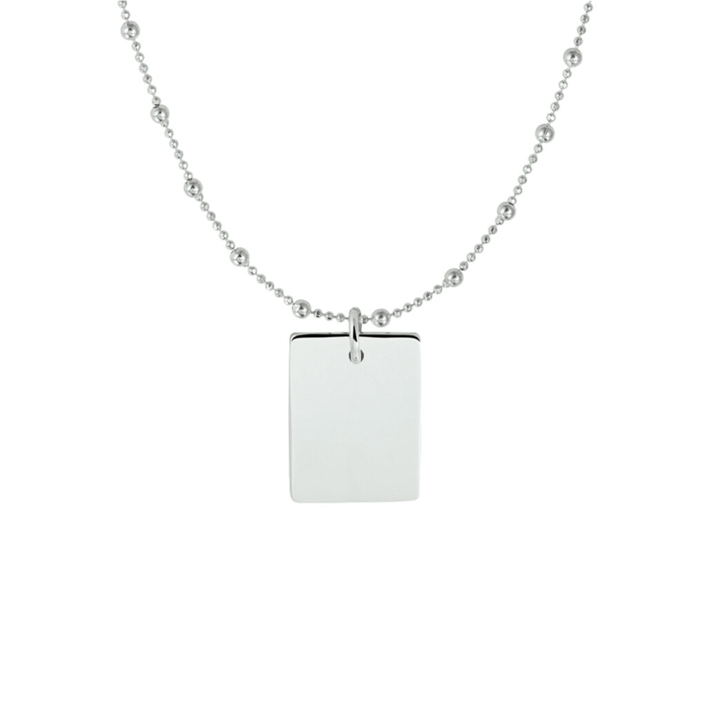 graveercollier rechthoek 40 + 4 cm