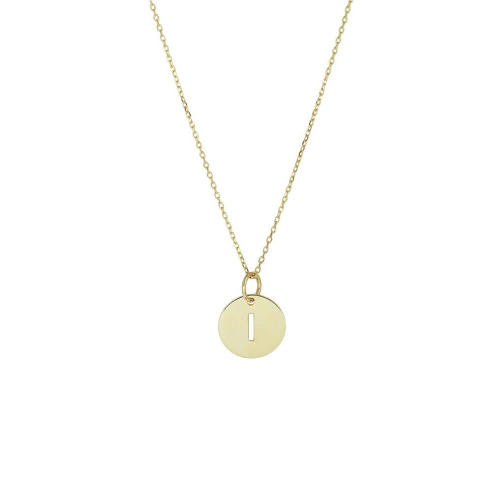 collier letter 40 - 42 - 44 cm