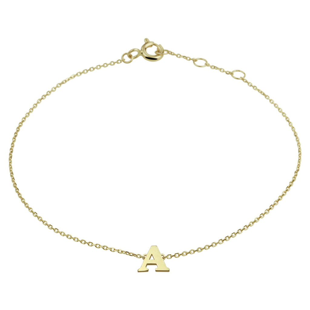 armband letter 16,5 - 17,5 - 18,5 cm