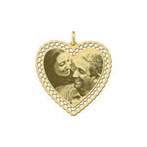 Gouden Fotogravure Hanger met Gedecoreerde Rand van Names4ever