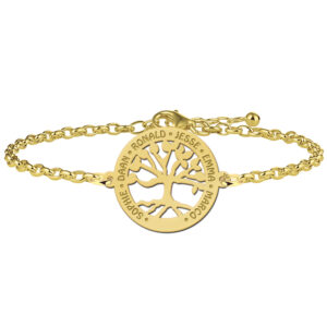 Levensboom Armband van Goud van het merk Names4ever