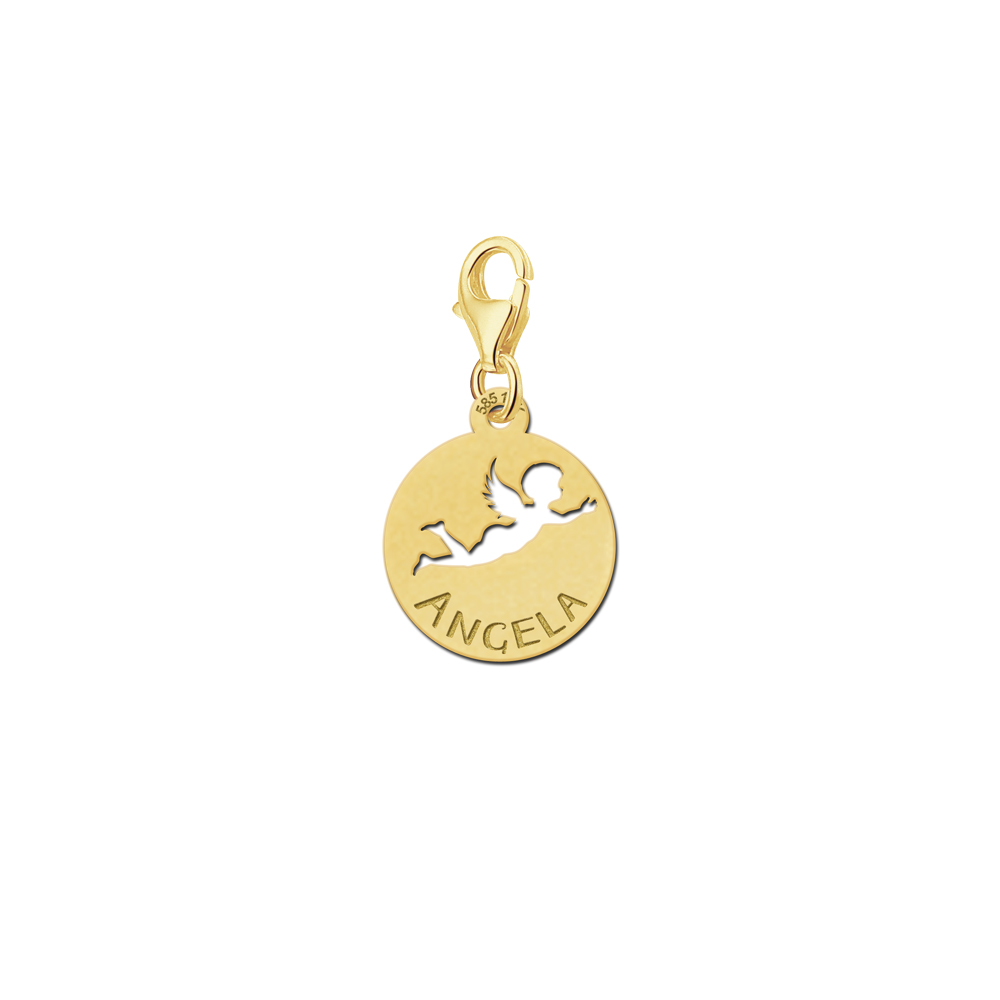 Names4ever Gouden Engel Bedel met Naam