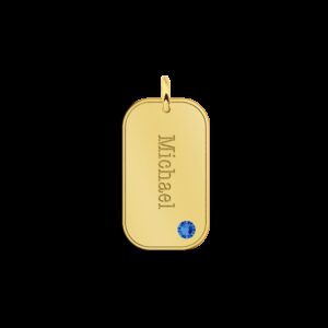Geboortesieraad van Goud + Graveer Naam Names4ever